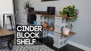 How to Build a Cinder Block Shelf