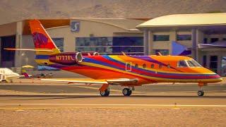 Private Jet Plane Spotting at Scottsdale Executive Airport (KSDL)