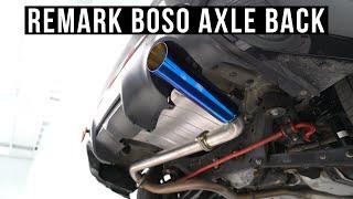 Remark Boso Axle Back Muffler Delete | FRS BRZ 86