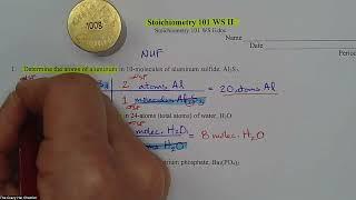 Stoichiometry 101 WS II - Stepwise Solutions