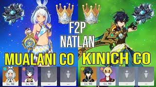 Natlan F2P Duo Mualani C0 Yaxche R5 & Kinich C0 Earth Shaker R5 Spiral Abyss Floor 12 Genshin impact