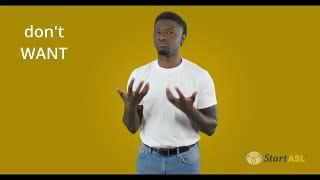 Reversal of Orientation | Start ASL