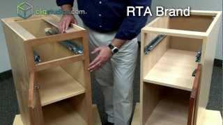 CliqStudios vs. Ready to Assemble Cabinets, RTA Cabinets