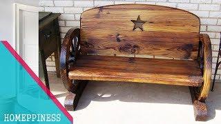 IDEAS FOR HOME | 50+ Rustic Outdoor Furniture - BENCH - TABLE- CHAIR