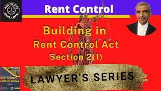 Building as defined in Rent  Control Act