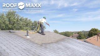 Save Your Roof, Save Up To 80% With Roof Maxx Spray On Your Shingles