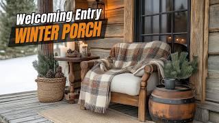 Winter Porch Decor Ideas for a Warm, Welcoming Entry