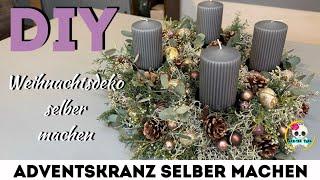 Das ist mein ADVENTSKRANZ 2024 - ADVENTSKRANZ einfach selber machen