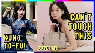 Dahyun does "Kung To-Fu" to whoever steals her Michael Kors Bag ! Strength VS Fashion ! #다현 #트와이스