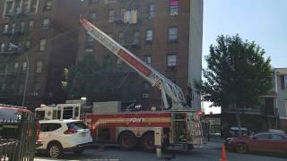 FDNY Ladder 42 "La Casa Del Elefante" Shuting Down The Truck At A 1075 In The Bronx, NY.