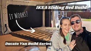 IKEA Sliding Bed BUILD | DIY Ducato Van Conversion | UK