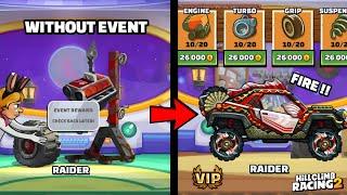  UNLOCKED NEW VEHICLE RAIDER WITHOUT ANY EVENT?  Hill Climb Racing 2