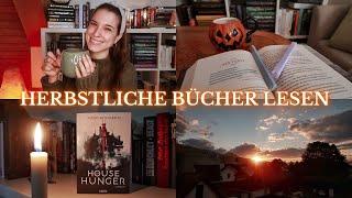 Herbstliche Bücher lesen| Vlog: Meine Buchhandlung, Geister, Vampire, Dark Academia etc.🩸