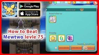 Pocket Pixel: Space-T-Tower  Floor 19 & 20 - How to Beat Mewtwo level 75