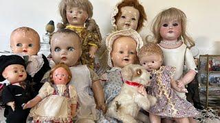 IT'S A DOLL HAUL AFTER ALL!1910s thru 1950sAn Emo Doll From the 1930s  #dolls #vintagedolls