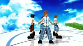 【KH MMD】空組でありふれたせかいせいふく【Sora, Roxas, Ventus, Vanitas】