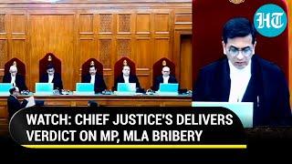 MP, MLA Bribery Cases: Supreme Court Discards Its Own 1998 Verdict To End Immunity For Legislators