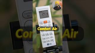 LG AC Remote Control Guide  Comfort Air  #shorts #remotecontrol #airconditioner