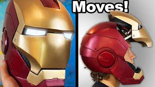 Making a Cardboard IRON MAN Helmet (That Opens)