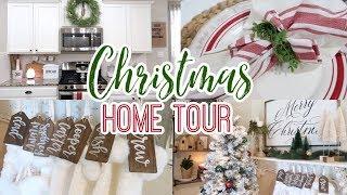 CHRISTMAS HOME DECOR TOUR | FARMHOUSE CHRISTMAS DECOR 2019