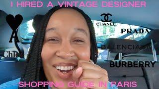 THE BEST SECRET VINTAGE DESIGNER SHOPPING IN PARIS + AMI PARIS & PRADA LUXURY HAUL | PARIS VLOGS