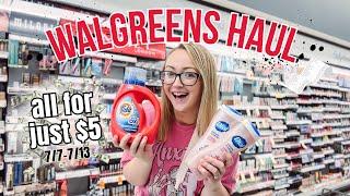  $5 Walgreens Haul! (7/7-7/13) cheap laundry products & body wash!!