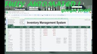 AUTOMATED INVENTORY  MANAGEMENT SYSTEM WITH GOOGLE SHEET