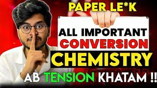 IMPORTANT CONVERSIONS CLASS 12 ORGANIC CHEMISTRY FOR BOARD 2025