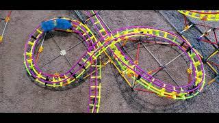 Dr. Diabolical's Cliffhanger K'nex Roller Coaster Recreation