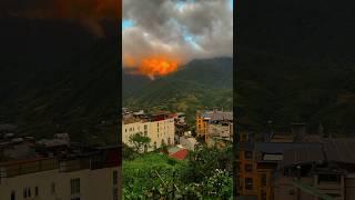 Here comes the SUN  #timelapse #clouds #mountains #nature #rainbow #sunlight #travel #fyp