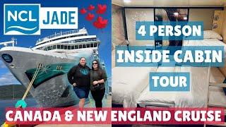 DAY 1 & 2 ON NCL JADE | 7-DAY FALL NEW ENGLAND & CANADA CRUISE | 4 PERSON INSIDE CABIN & SHIP TOUR