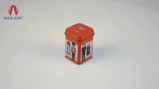 Nice-Can Tea Can/ Square Tin Box NC2036