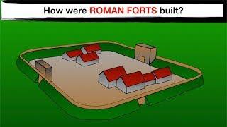 How were Roman Forts planned and built?