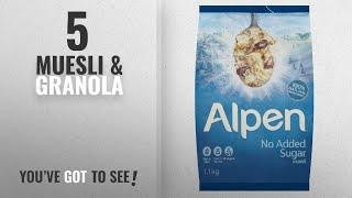 Top 10 Muesli & Granola [2018]: Alpen No Added Sugar Muesli 1.1kg