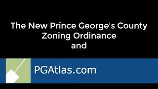 PGAtlas Changes – The New Zoning Ordinance