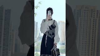 Chinese style modern hanfu #chinesedrama #chinesecostume #fashion #dress #hanfu #winter #clothing
