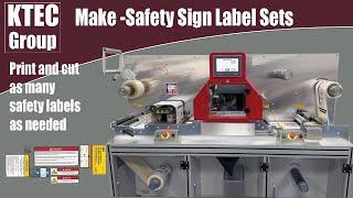 Making Safety Label Sets - Labels-U-Print ® - KTEC GROUP UK