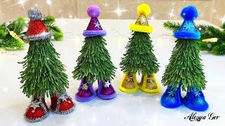 ⭐️СИМПАТИЧНЫЕ ЁЛОЧКИ В БОТИНКАХ СВОИМИ РУКАМИDIY CHRISTMAS TREES⭐️