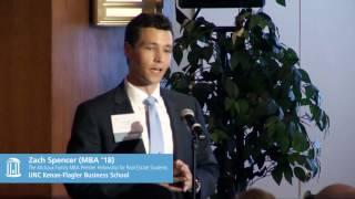 Zach Spencer (MBA ’18) - The Michaux Family MBA Premier Fellowship for Real Estate Students