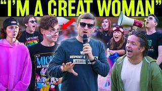 Street Preaching at CHAOTIC LGBTQ Pride Festival