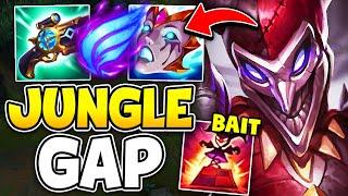 HOW TO JUNGLE GAP WITH FULL AP SHACO!!