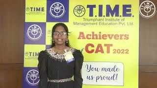 Spandana (T.I.M.E. student selected into IIM Raipur MBA 2023-25 batch)