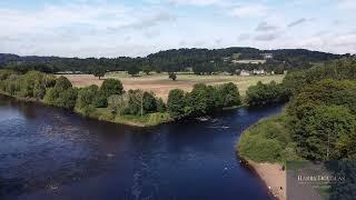 Waters Meet, River Tyne by drone