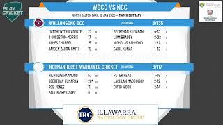 Wollongong DCC v Normanhurst-Warrawee Cricket Club