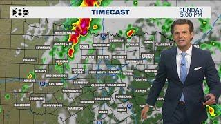 DFW Weather: Weekend rain chances and more storms to start next week