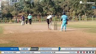 FITNESSHOLICSS vs Cric & Fit Live Cricket Match | Cric & Fit Test Match Series Live - Kaverni Mumba