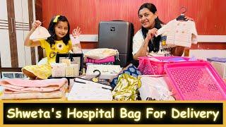 Shweta's Hospital Bag For Delivery | Hospital Bag Essentials | Marathi Vlog 589