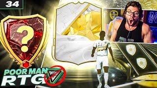 I CANT BELIEVE MY ICON PACK!!! - CHAMPS REWARDS!!!!  - #34 - POOR MAN RTG FC 25