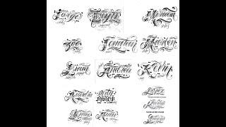 mas de 100 ideas de letras  nombres para tatuar/mas de 100 diseños lettering para tatuar/rebes