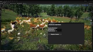 Unreal Random Animations placement blueprint (Free)